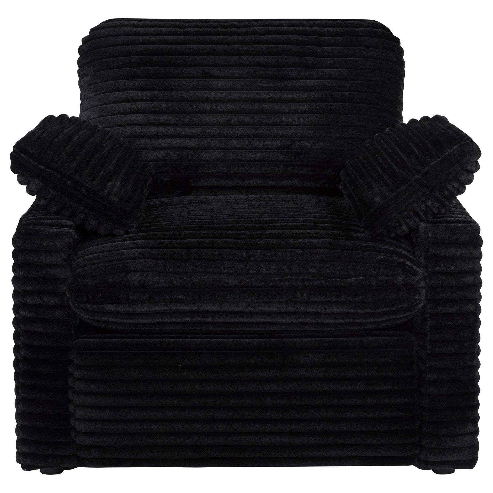 Collins Upholstered Power Recliner Chair Black