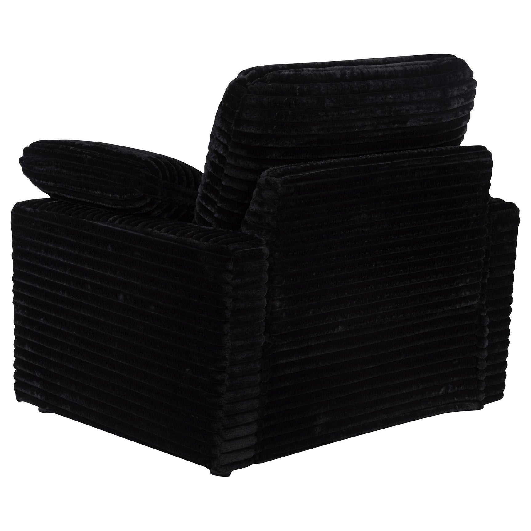 Collins Upholstered Power Recliner Chair Black