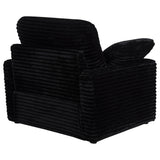 Collins Upholstered Power Recliner Chair Black