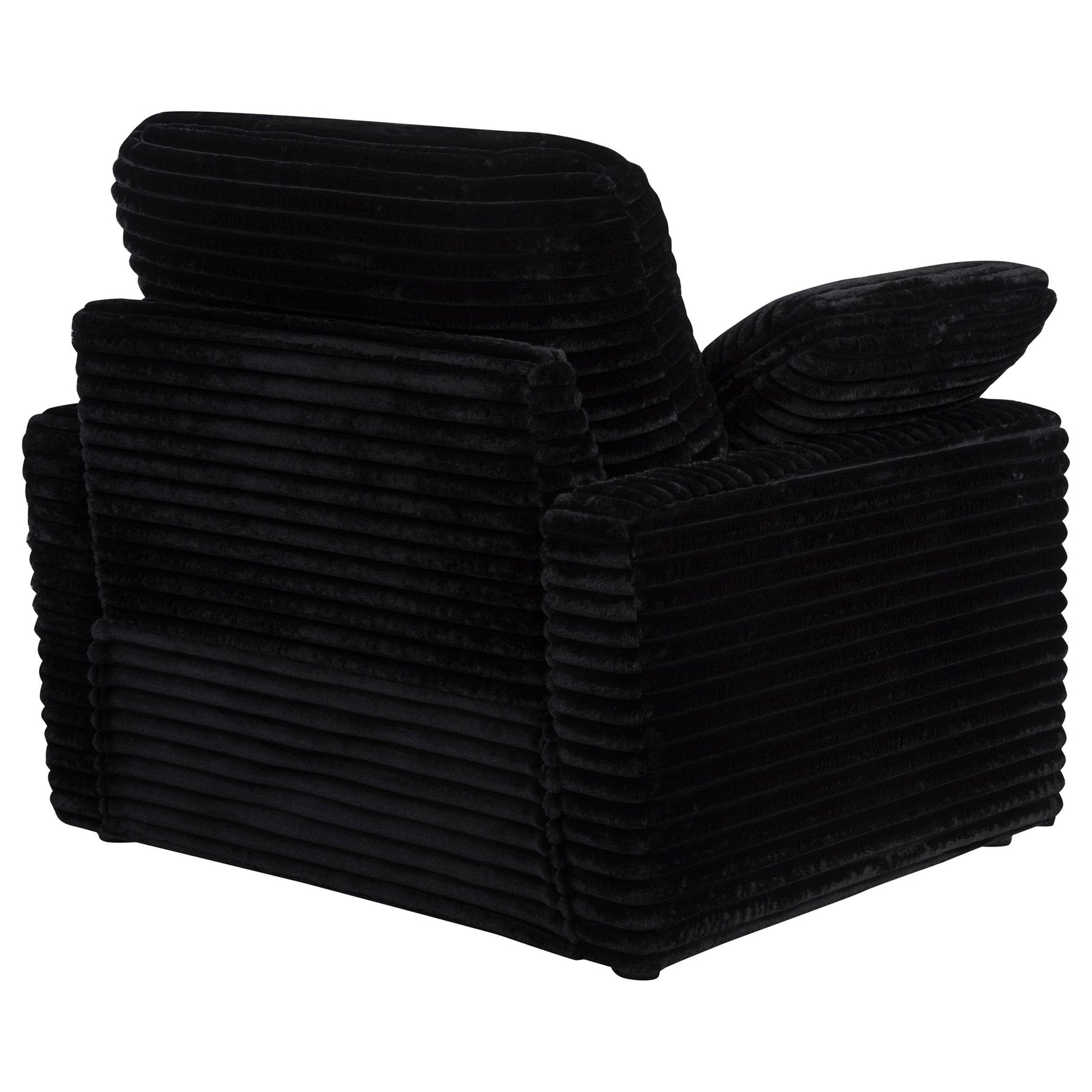 Collins Upholstered Power Recliner Chair Black