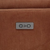 Adler Upholstered Power Swivel Glider Recliner Rust