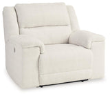 Keensburg Linen Velvet Oversized Power Recliner