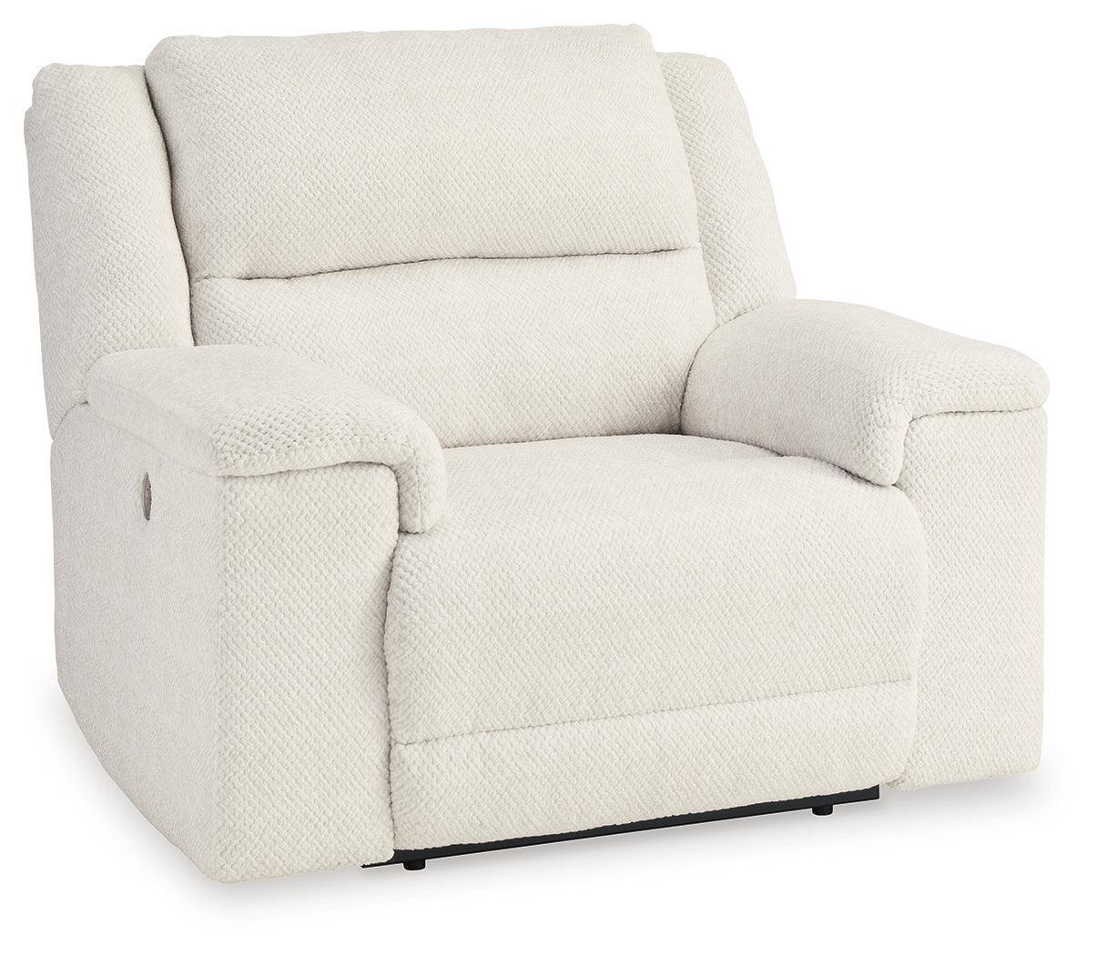 Keensburg Linen Velvet Oversized Power Recliner