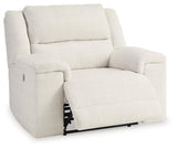 Keensburg Linen Velvet Oversized Power Recliner
