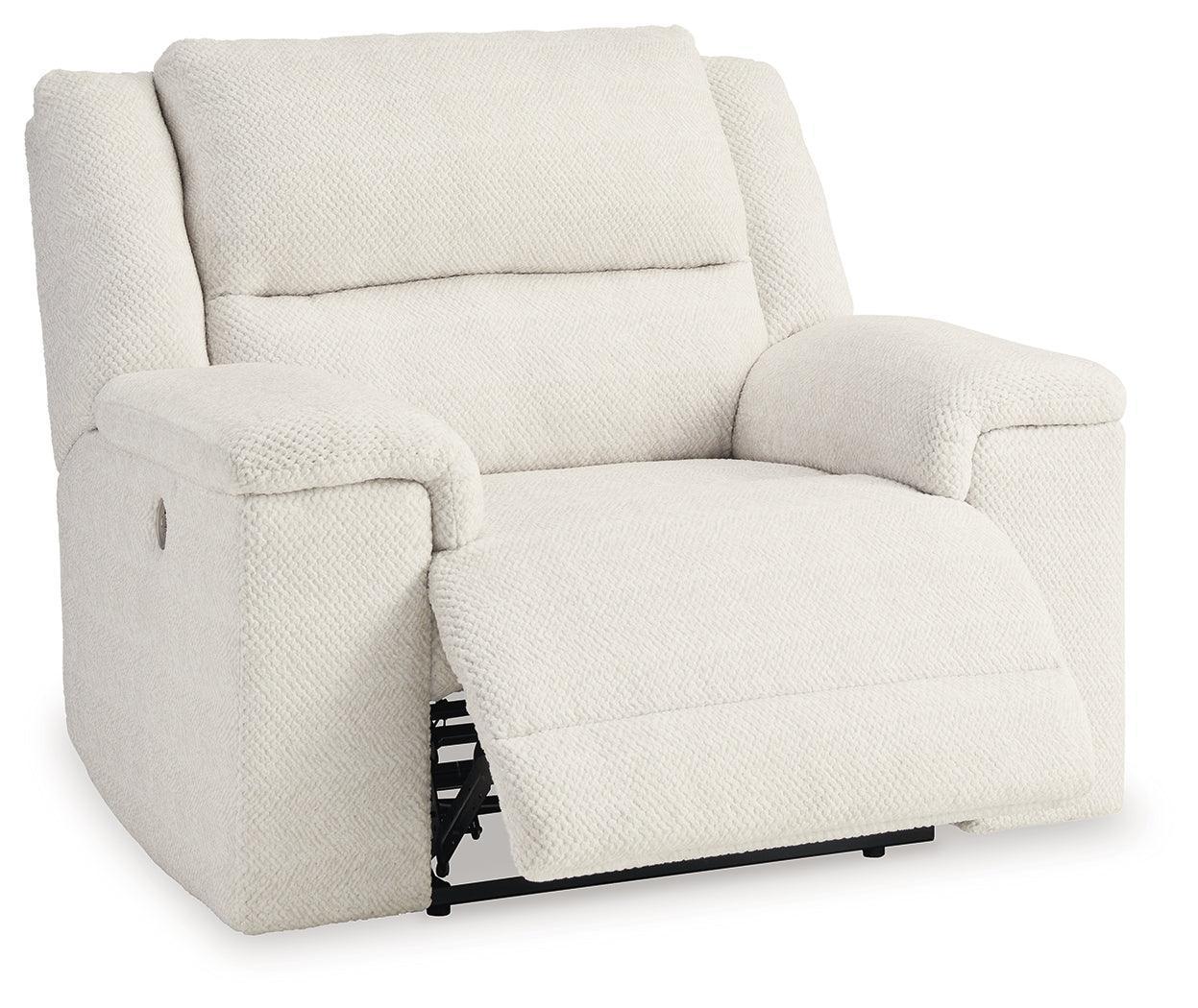 Keensburg Linen Velvet Oversized Power Recliner