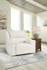 Keensburg Linen Velvet Oversized Power Recliner