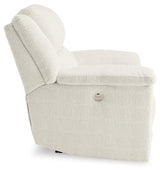 Keensburg Linen Velvet Oversized Power Recliner
