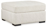 Chessington Ivory 2-Piece Sectional with Ottoman