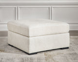 Chessington Ivory 2-Piece Sectional with Ottoman