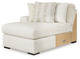 Chessington Ivory 2-Piece Sectional with Ottoman