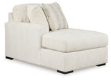 Chessington Ivory 2-Piece Sectional with Ottoman