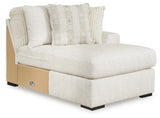Chessington Ivory 2-Piece Sectional with Ottoman