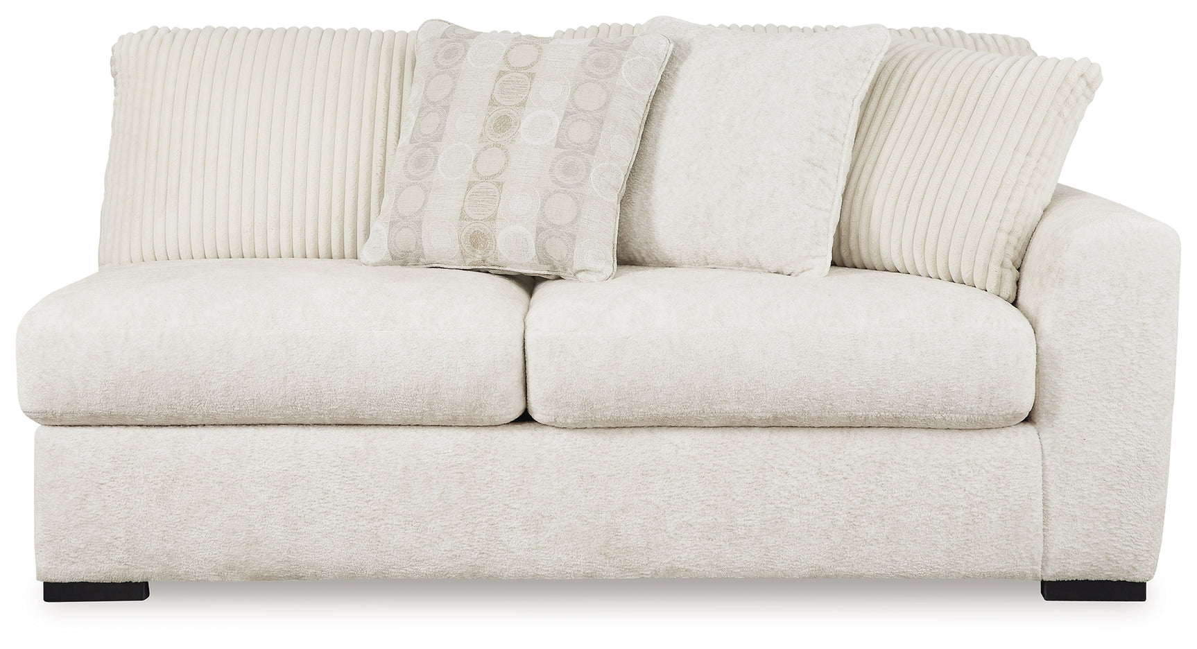 Chessington Ivory 2-Piece Sectional with Ottoman
