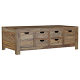 Esther 2-Piece Solid Sheesham Coffee and End Table Set Natural — product image 7