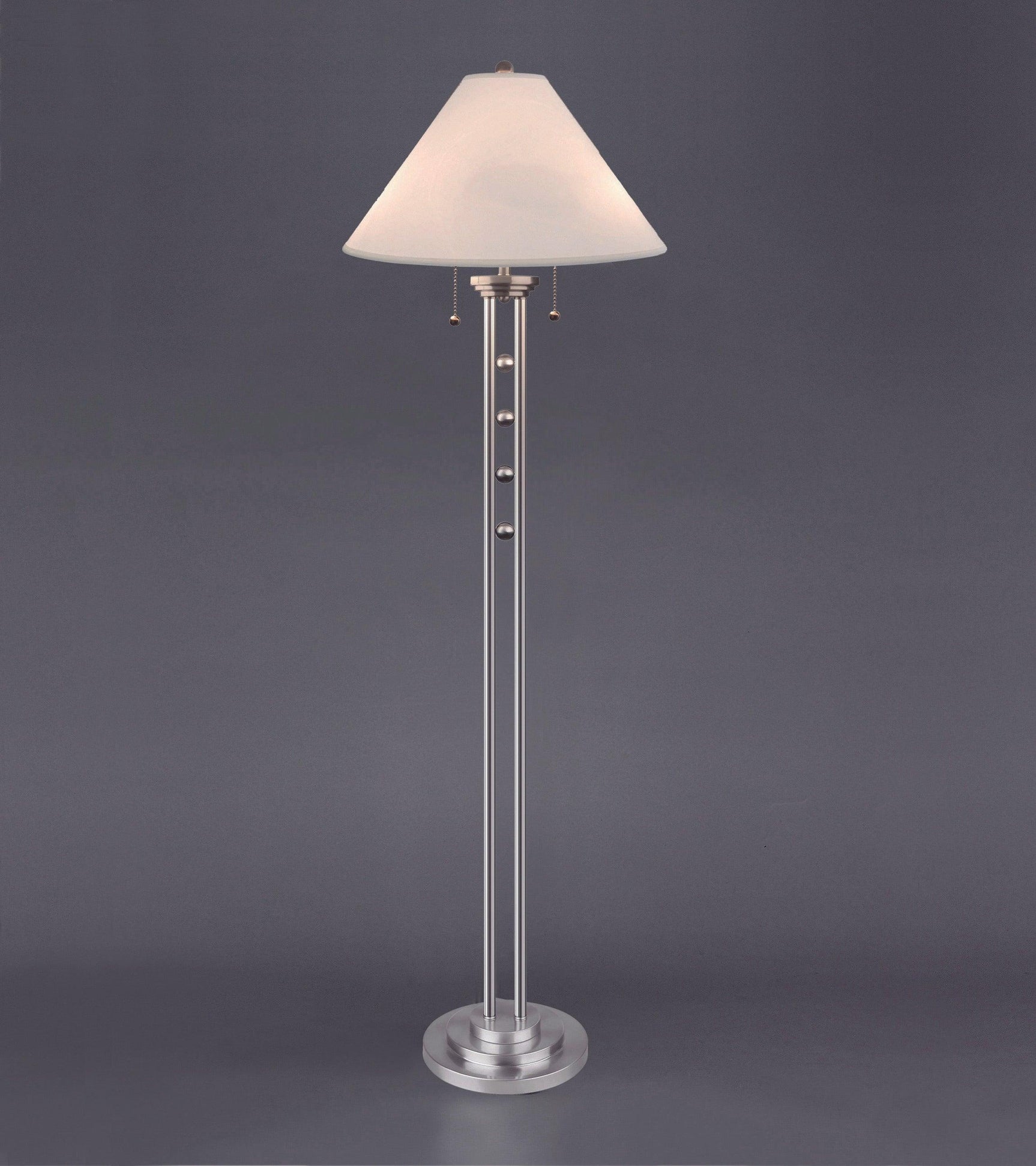 Magnum White Chrome Contemporary Table Lamp - Ella Furniture