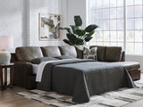 Castille Way Fossil 2-Piece Sleeper Sectional with Chaise