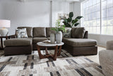 Castille Way Fossil 2-Piece Sleeper Sectional with Chaise