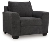Loreo Ebony Chenille Chair