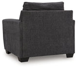 Loreo Ebony Chenille Chair