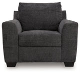 Loreo Ebony Chenille Chair