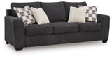 Loreo Ebony Chenille Sofa