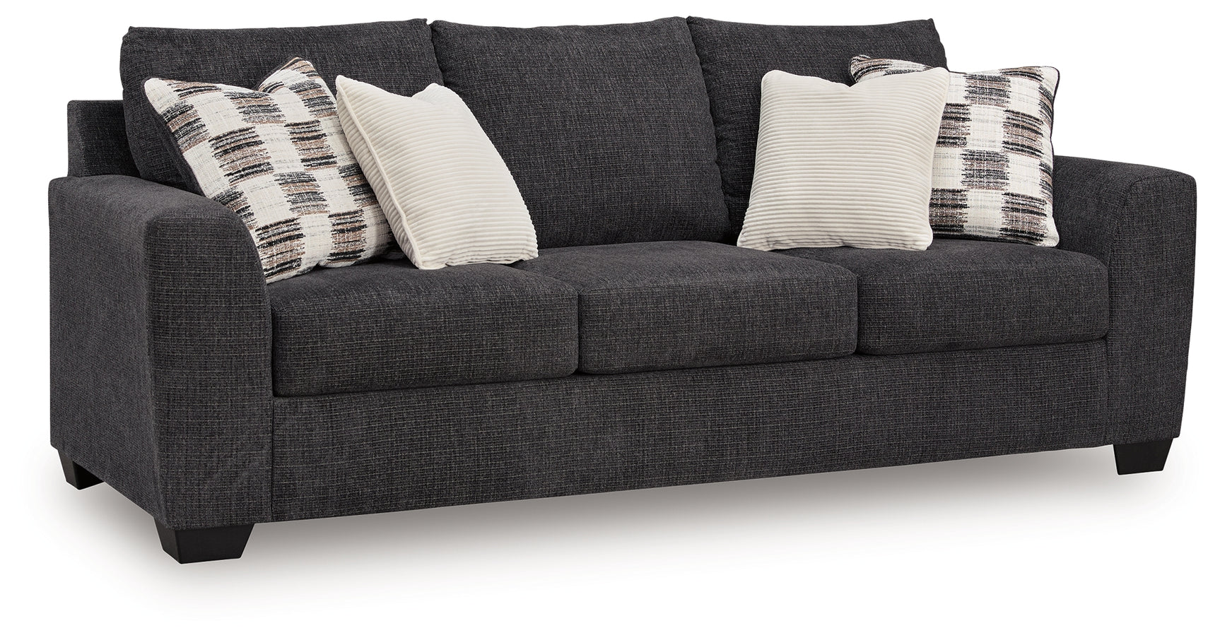 Loreo Ebony Chenille Sofa