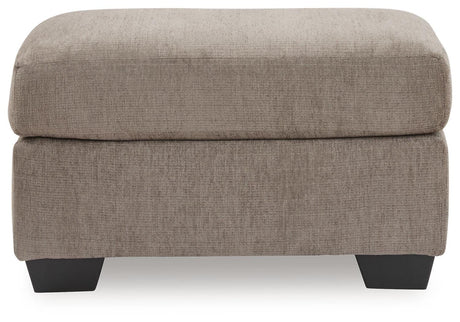 Loreo Truffle Chenille Ottoman view 3
