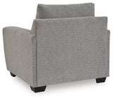 Loreo Flint Chenille Chair view 4