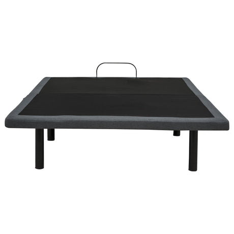Weston Queen Dual-Motor Massage Adjustable Bed Base in Black and Grey — product image 8
