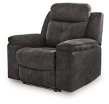 Brysonview Charcoal Faux Leather Recliner