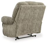Movie Man Taupe Velvet Recliner
