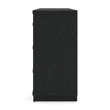 Kozmour Black/Brown Dresser — side view