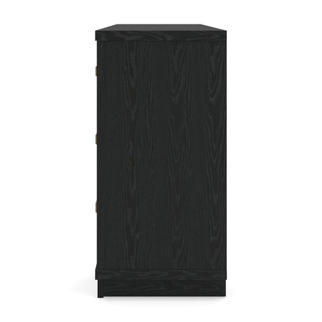 Kozmour Black/Brown Dresser — side view