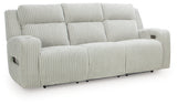 Forest Lake Alloy Chenille,Velvet Power Reclining Sofa