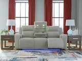 Forest Lake Alloy Chenille,Velvet Power Reclining Sofa