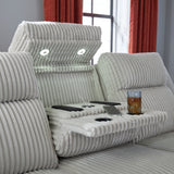 Forest Lake Alloy Chenille,Velvet Power Reclining Sofa