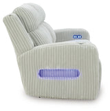 Forest Lake Alloy Chenille,Velvet Power Reclining Sofa
