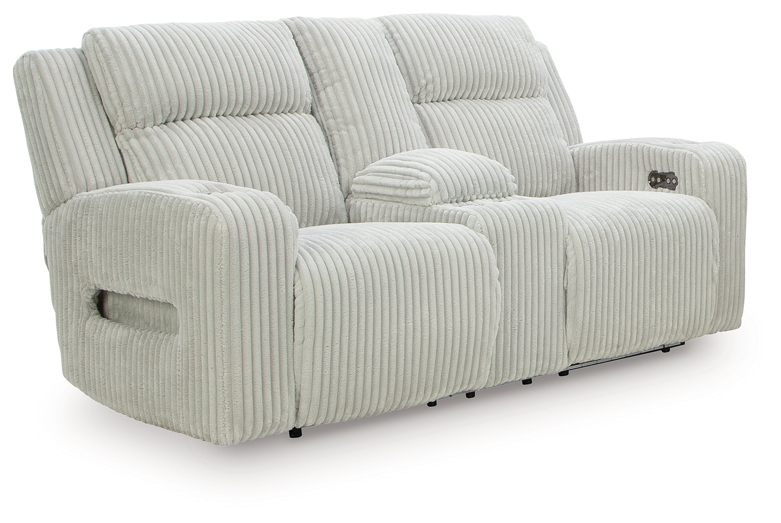 Forest Lake Alloy Chenille,Velvet Power Reclining Loveseat with Console