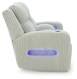 Forest Lake Alloy Chenille,Velvet Power Reclining Loveseat with Console