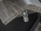 Gray and Brown Two-Piece Stacking Coffee Table Set — detail view