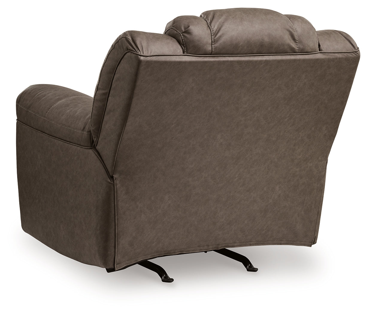 Lowilla Driftwood Faux Leather Recliner