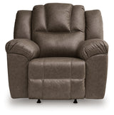 Lowilla Driftwood Faux Leather Recliner