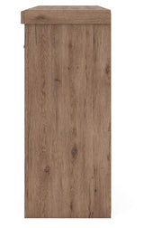 Garistyn Brown 62" TV Stand — side view