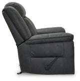 Status Check Shadow Faux Leather Recliner