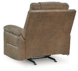 Stockworth Earth Faux Leather Recliner