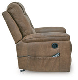 Stockworth Earth Faux Leather Recliner