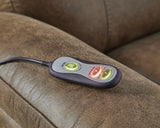 Stockworth Earth Faux Leather Recliner