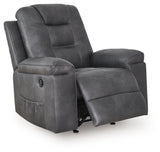 Stockworth Granite Faux Leather Recliner