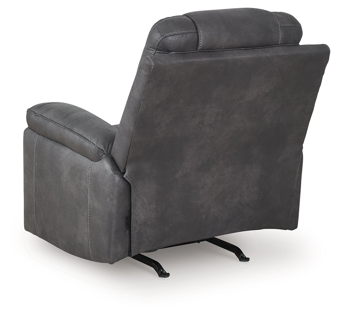 Stockworth Granite Faux Leather Recliner