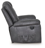 Stockworth Granite Faux Leather Recliner